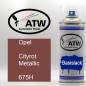 Preview: Opel, Cityrot Metallic, 675H: 400ml Sprühdose, von ATW Autoteile West.